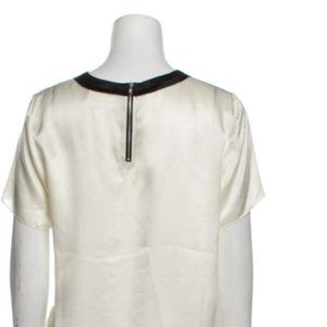 BAND OF OUTSIDERS Silk Crew Neck T-Shirt